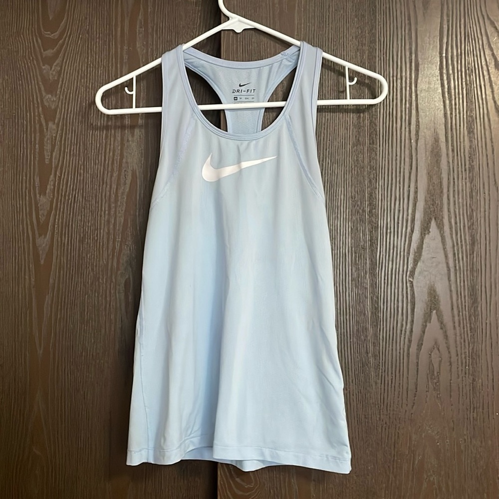 Nike blue workout tank